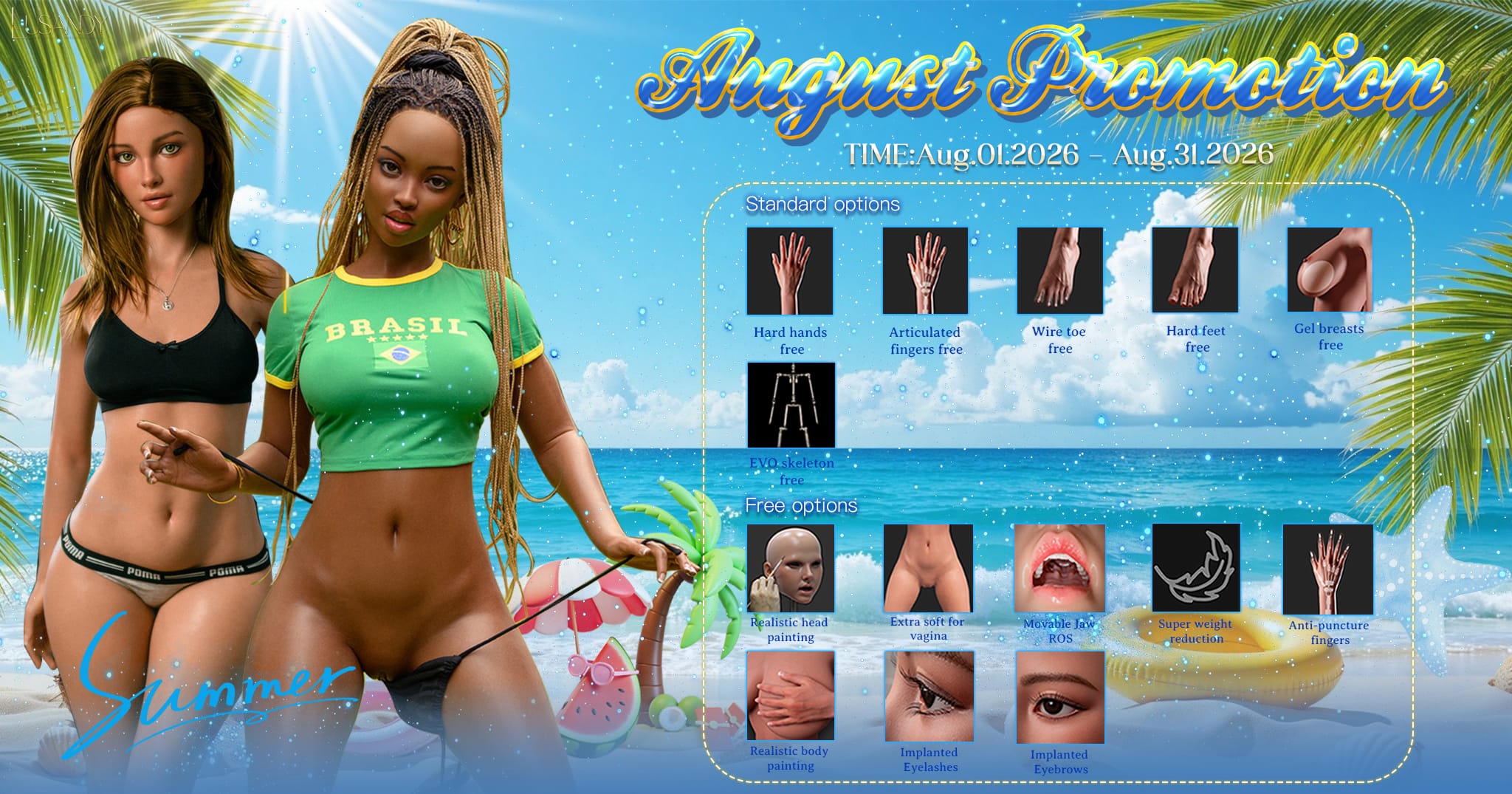 Promotion Lusandy Doll Aout 2026